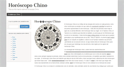 Desktop Screenshot of horoscopochino.net